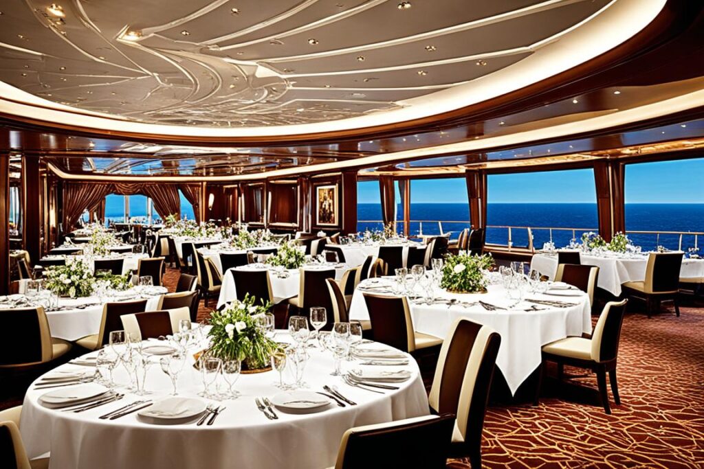 cruise ship meals